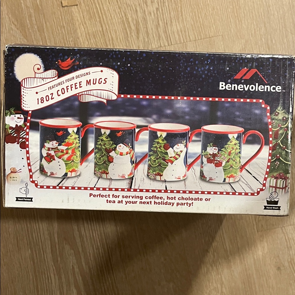 Holiday Coffee Mugs Set